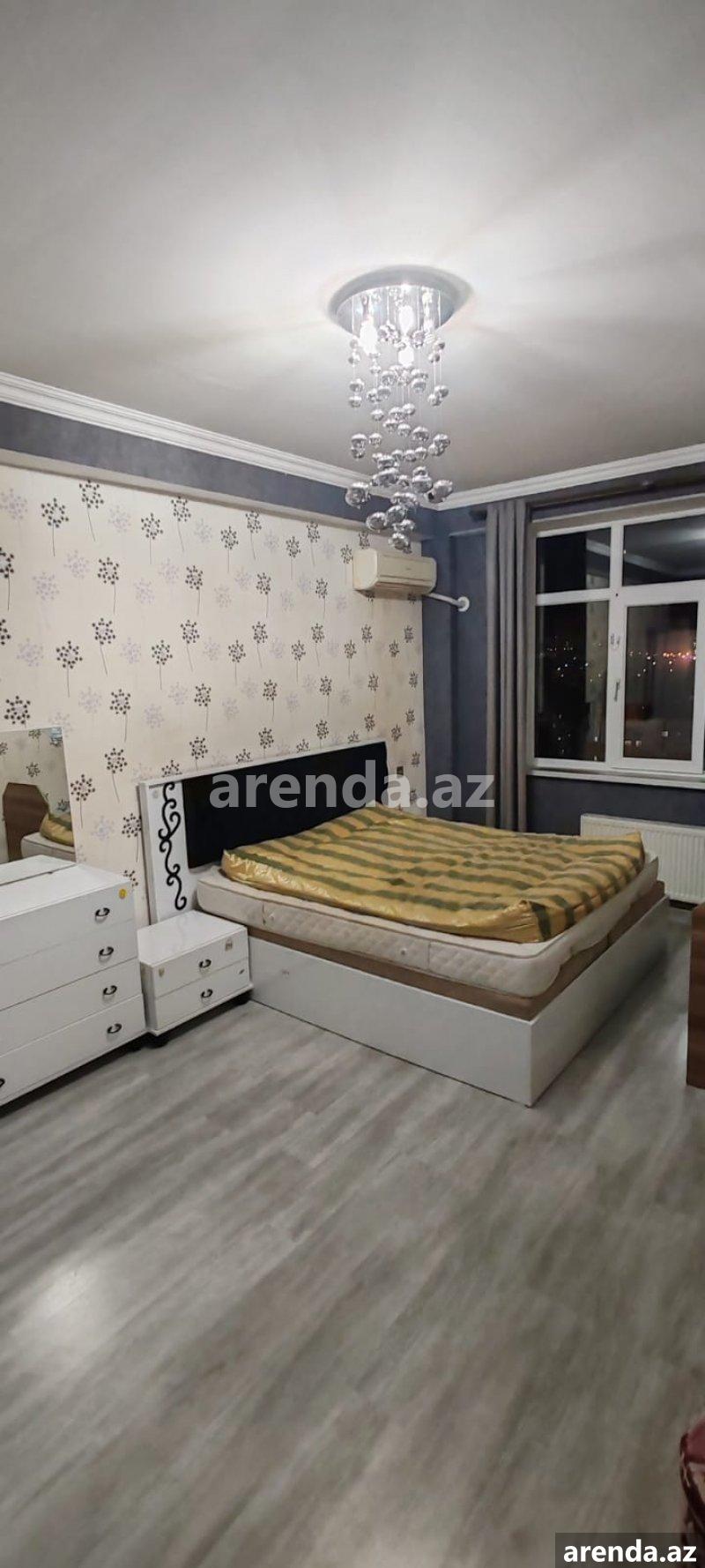 Kirayə (aylıq) 4 otaqlı Yeni Tikili, Xalqlar dostluğu metrosu, Nizami rayonu 14
