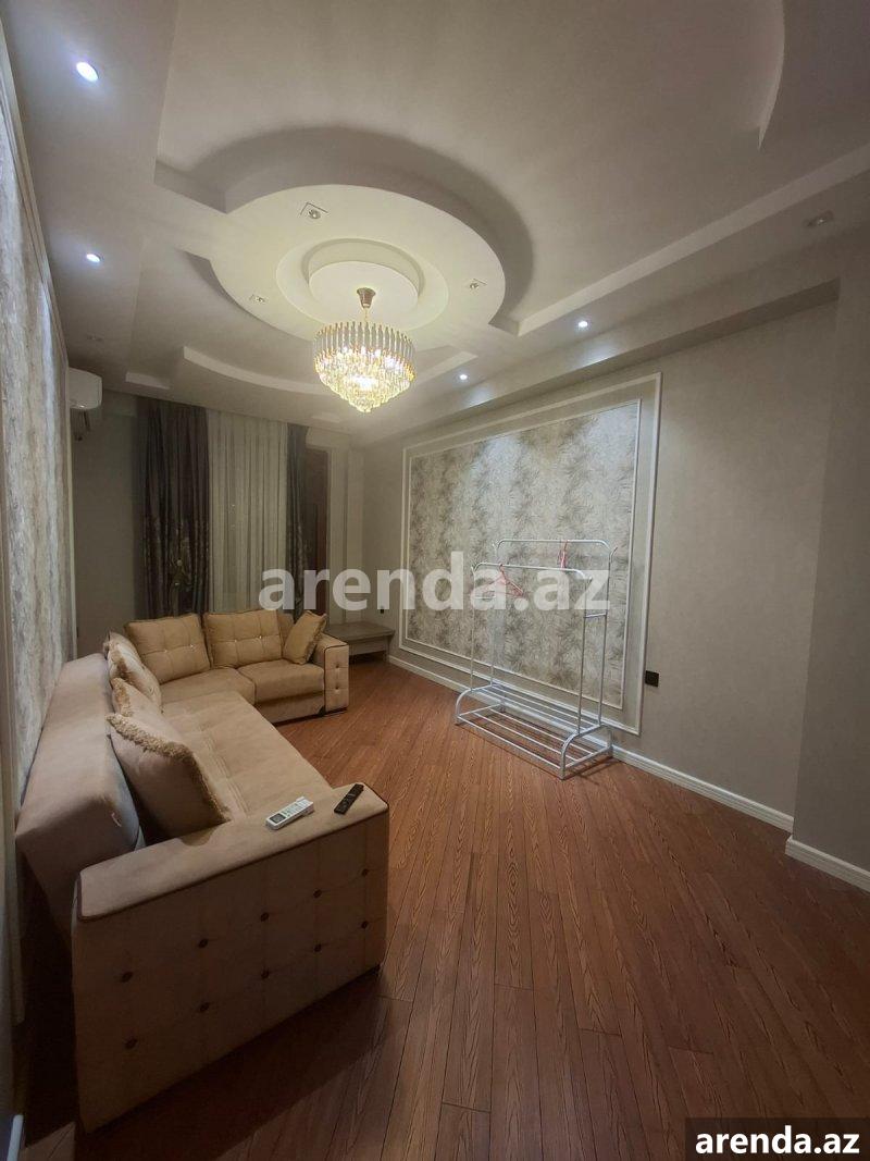 Gənclikdə 2 otaqlı yeni tikili mənzil kirayə verilir, 95 m², 1 000 AZN/ay, şəkil 2 / 12