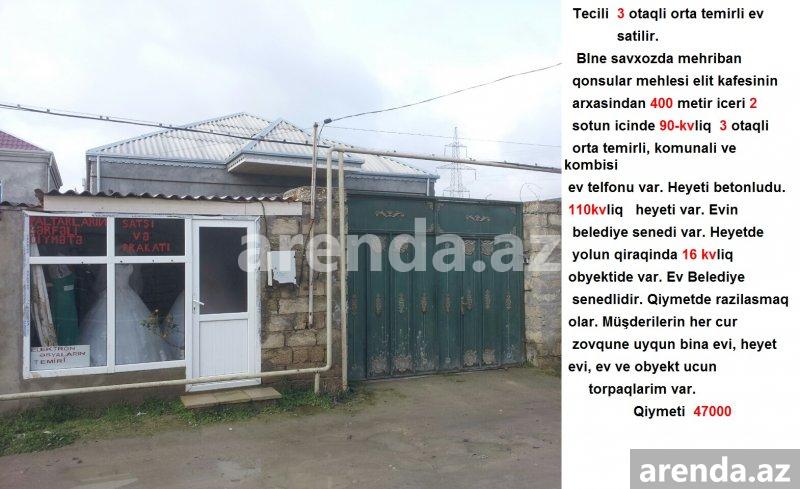 Satılır 3 otaqlı Həyət evi/villa, Binə qəs., Xəzər rayonu 7