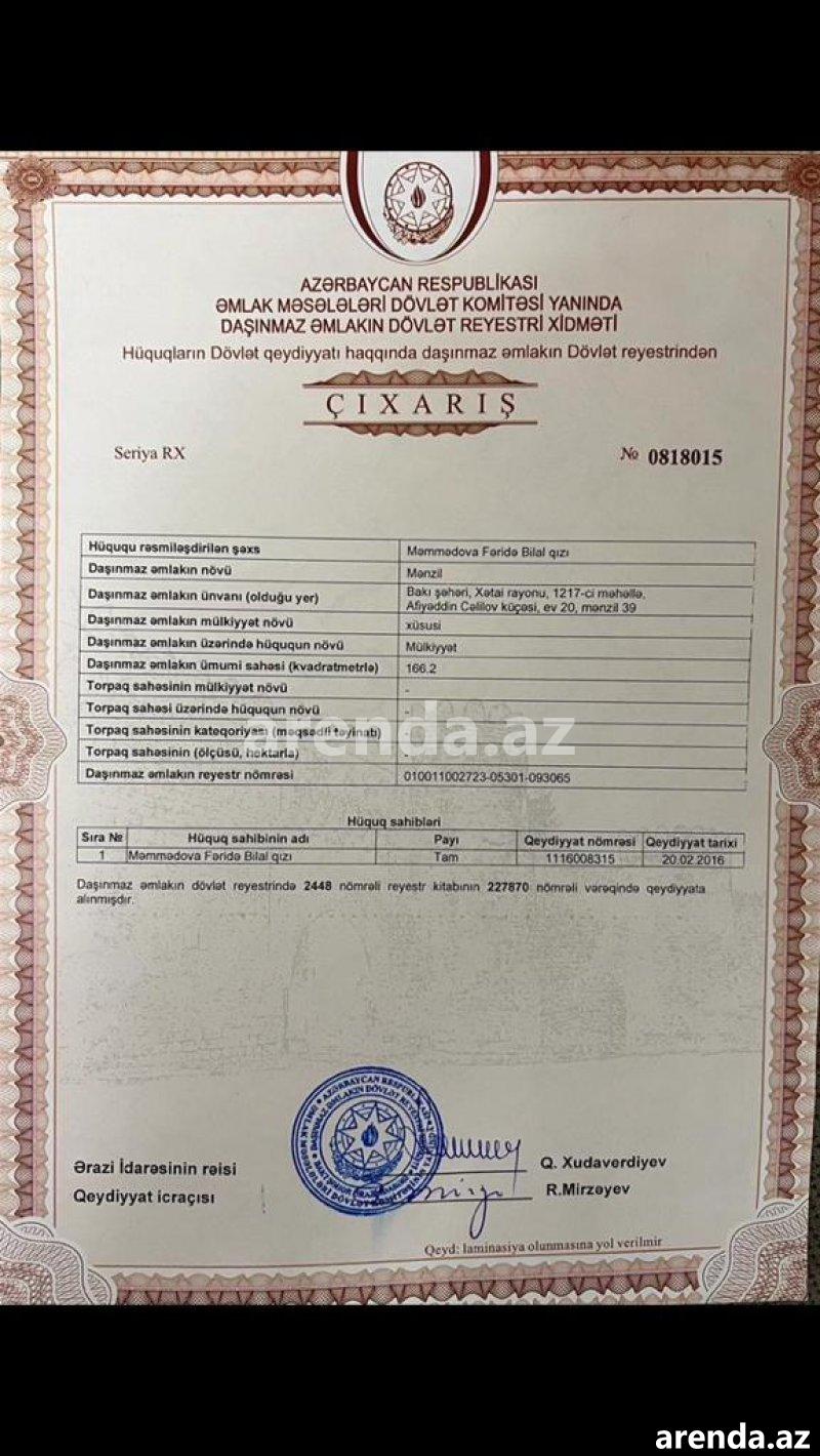 Satılır 4 otaqlı Yeni Tikili, Xətai metrosu, Ağ şəhər, Xətai rayonu 10 Satılır 4 otaqlı Yeni Tikili, Xətai metrosu, Ağ şəhər, Xətai rayonu 10