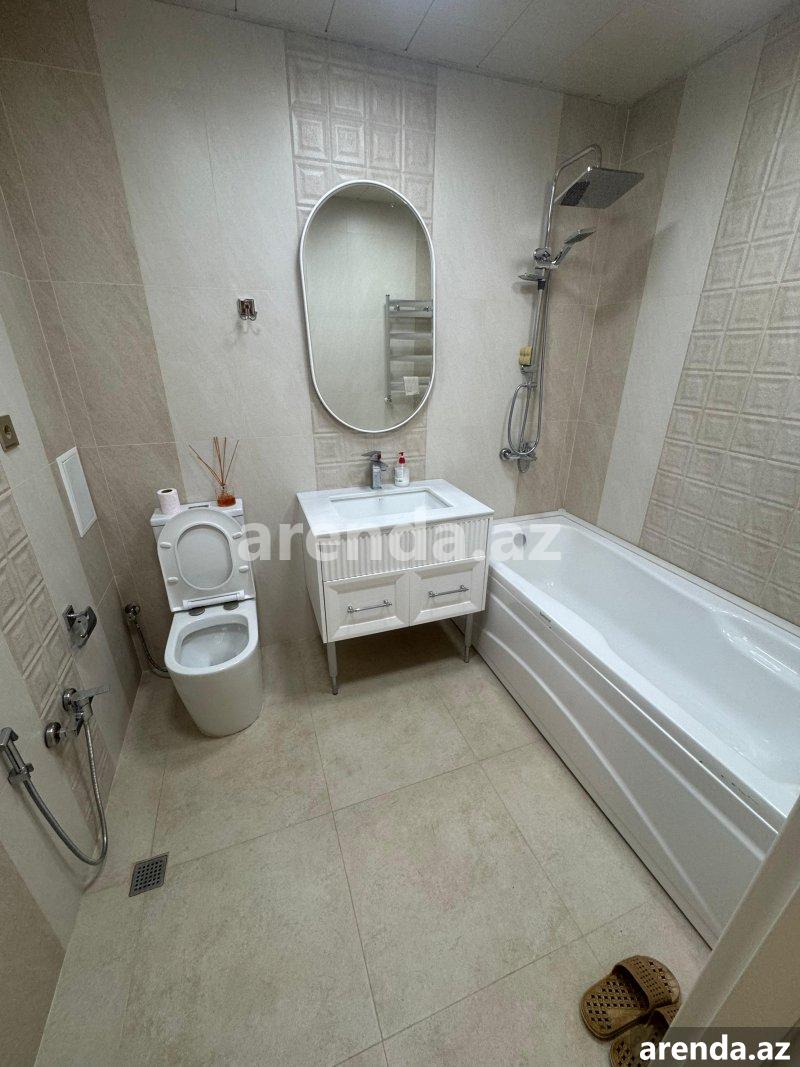Kirayə (aylıq) 3 otaqlı Yeni Tikili, Qara Qarayev metrosu, Nizami rayonu 8