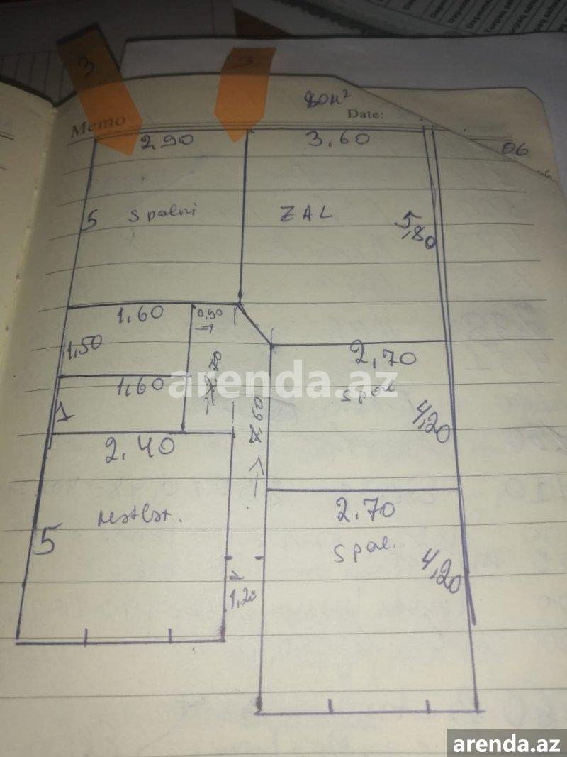 Satılır 4 otaqlı Həyət evi/villa, Binə qəs., Xəzər rayonu 2