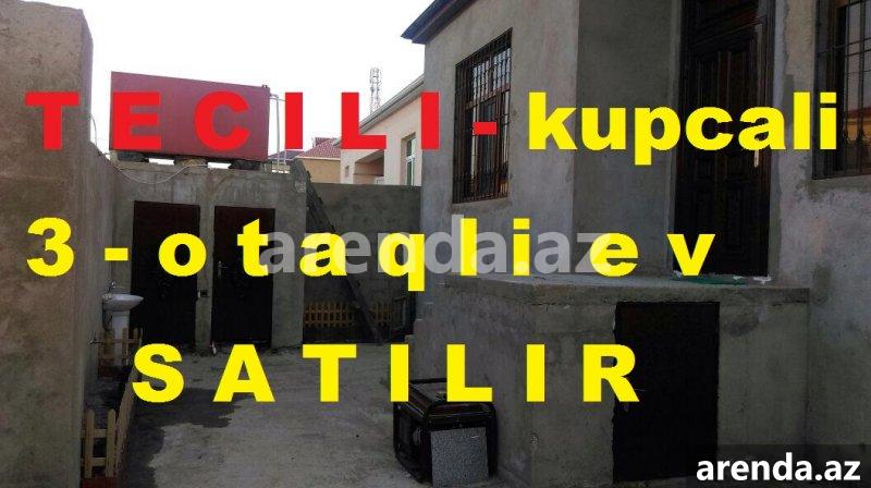 Satılır 3 otaqlı Həyət evi/villa, Koroğlu metrosu, Məhəmmədli, Abşeron rayonu 6