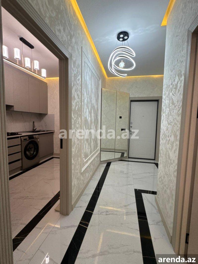 Abşeronda 2 otaqlı yeni tikili mənzil kirayə verilir, 70 m², 598 AZN/ay, şəkil 2 / 12