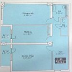 Satılır 3 otaqlı Yeni Tikili, Qara Qarayev metrosu, Nizami rayonu 3