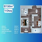 Продажа 2 комнатная Новостройка, м. Азадлыг метро, Бинагадинский р-н район 4