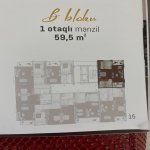 Satılır 1 otaqlı Yeni Tikili, Dərnəgül metrosu, 7-ci mikrorayon, Binəqədi rayonu 4