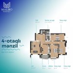 Satılır 4 otaqlı Yeni Tikili, 28 May metrosu, Qış parkı, Nəsimi rayonu 16