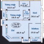 Продажа 3 комнат Новостройка, м. 28 Мая метро, Насими район 4