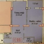 Продажа 2 комнат Новостройка, м. Ази Асланова метро, Хетаи район 2