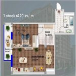 Satılır 1 otaqlı Yeni Tikili, Zığ qəs., Suraxanı rayonu 2