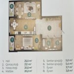 Продажа 2 комнат Новостройка, м. Короглу метро, Низаминский р-н район 12
