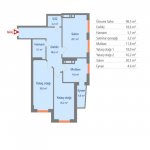 Satılır 3 otaqlı Yeni Tikili, Qara Qarayev metrosu, Nizami rayonu 4