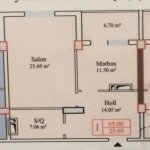 Satılır 1 otaqlı Yeni Tikili, Həzi Aslanov metrosu, H.Aslanov qəs., Xətai rayonu 2