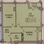 Satılır 2 otaqlı Yeni Tikili, Neftçilər metrosu, Bakıxanov qəs., Sabunçu rayonu 5