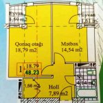 Продажа 3 комнат Новостройка, м. Насими метро, 6-ой микрорайон, Бинагадинский р-н район 4