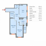 Satılır 3 otaqlı Yeni Tikili, Qara Qarayev metrosu, Nizami rayonu 6