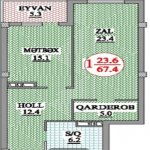 Satılır 2 otaqlı Yeni Tikili, Gənclik metrosu, Gənclik Mall, Nərimanov rayonu 12