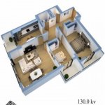 Satılır 3 otaqlı Yeni Tikili, 28 May metrosu, Nəsimi rayonu 3