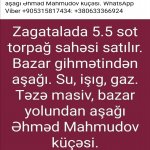 Satılır Torpaq Zaqatala 3