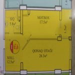 Satılır 1 otaqlı Yeni Tikili, 28 May metrosu, Nəsimi rayonu 3