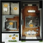 Satılır 2 otaqlı Yeni Tikili, Avtovağzal metrosu, Biləcəri qəs., Binəqədi rayonu 6