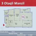 Satılır 3 otaqlı Yeni Tikili, İnşaatçılar metrosu, Yasamal qəs., Yasamal rayonu 2