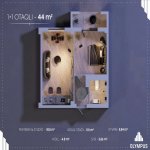 Продажа 1 комнатная Новостройка, Хетаи район 2