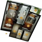 Продажа 2 комнатная Новостройка, м. Автовокзал метро, пос. Биляджари, Бинагадинский р-н район 8