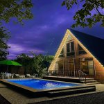 Kirayə (günlük) 4 otaqlı A frame evler Qəbələ 2