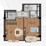 Satılır 2 otaqlı Yeni Tikili, Gənclik metrosu, Nəsimi rayonu 15