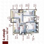 Продажа 4 комнат Новостройка, м. Азадлыг метро, 8-ой микрорайон, Бинагадинский р-н район 4