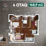 Продажа 5 комнат Новостройка, м. 28 Мая метро, Медицинский Университет, Насими район 8