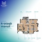 Satılır 4 otaqlı Yeni Tikili, Nizami metrosu, Qış parkı, Nəsimi rayonu 23