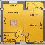 Продажа 1 комнат Новостройка, пос. Локбатан, Гарадаг район 6