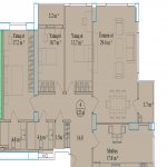 Satılır 4 otaqlı Yeni Tikili, İnşaatçılar metrosu, Yasamal rayonu 16