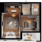 Satılır 2 otaqlı Yeni Tikili, Avtovağzal metrosu, Biləcəri qəs., Binəqədi rayonu 6