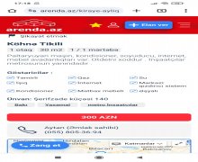 Kirayə (aylıq) Yeni Tikili İnşaatçılar m., Yasamal r.