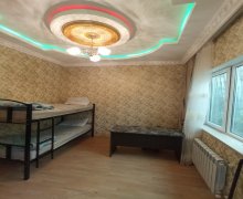 1 otaqli aylıq heyet evi kiraye/villa İnşaatçılar m., Yasamal r.